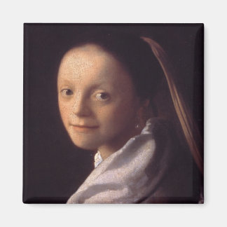 Imán Retrato de una joven mujer