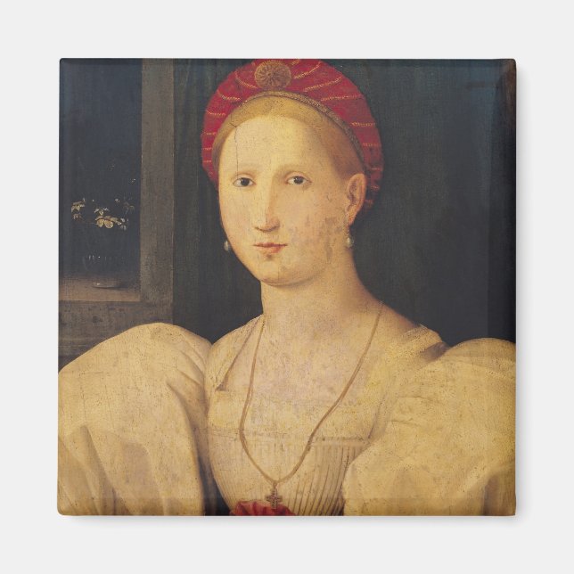 Imán Retrato de una mujer (Frente)