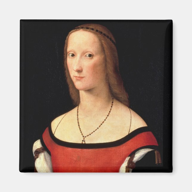 Imán Retrato de una mujer, años 1500 (Frente)