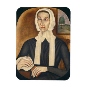 Imán Retrato de una mujer, C. 1845 (aceite en lona)