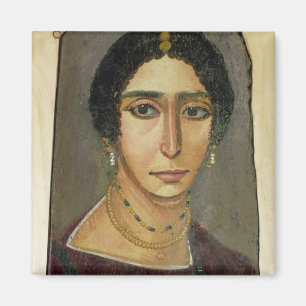 Imán Retrato de una mujer, de Fayum, 1ro-4to siglo