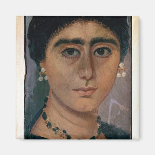 Imán Retrato de una mujer, de Fayum, 1ro-4to siglo