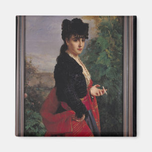 Imán Retrato de una mujer española