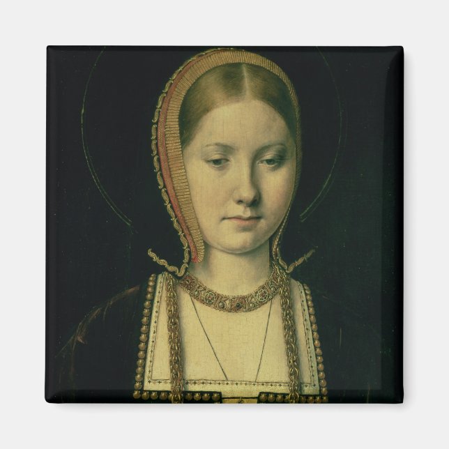 Imán Retrato de una mujer, posiblemente Catherine de Ar (Frente)