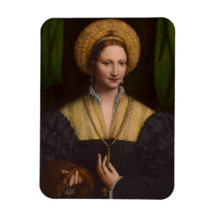 Imán Retrato de una señora, 1520-1525 (aceite en el