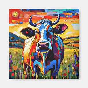 Imán Retrato de vaca 2