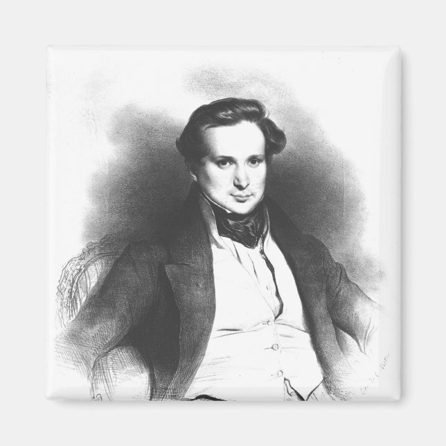 Imán Retrato de Victor Hugo (Frente)