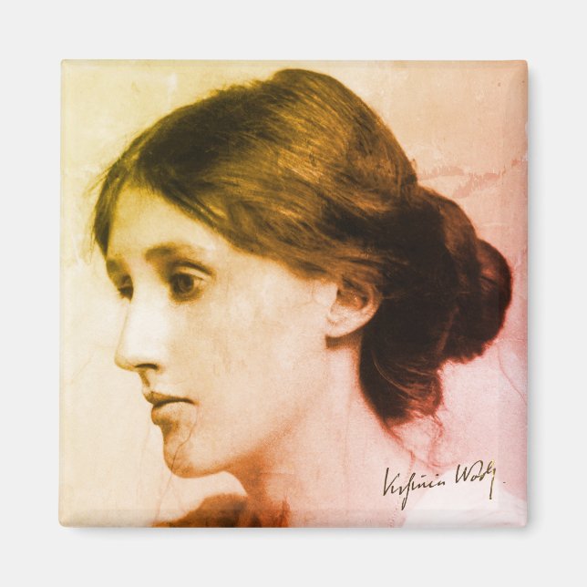 Imán Retrato de Virginia Woolf (1902) (Frente)