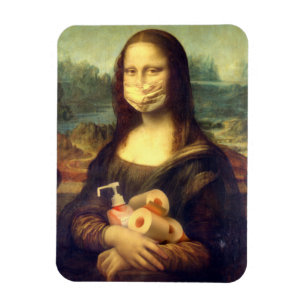 Imán Retrato de virus Corona