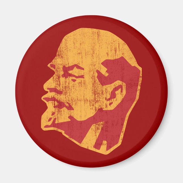 Imán retrato de vladimir lenin ccp (Frente)
