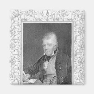 Imán Retrato de Walter Scott