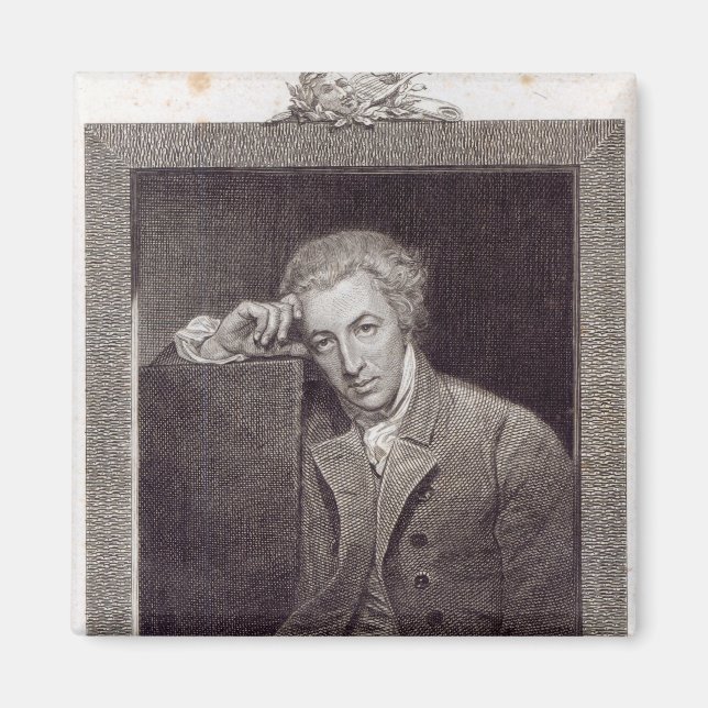 Imán Retrato de William Hayley (Frente)