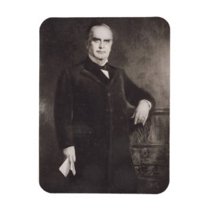 Imán Retrato de William McKinley (litho)