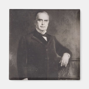 Imán Retrato de William McKinley (litho)