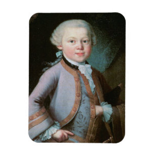 Imán Retrato de Wolfgang Amadeus Mozart