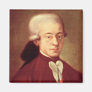 Imán Retrato de Wolfgang Amadeus Mozart después de 177