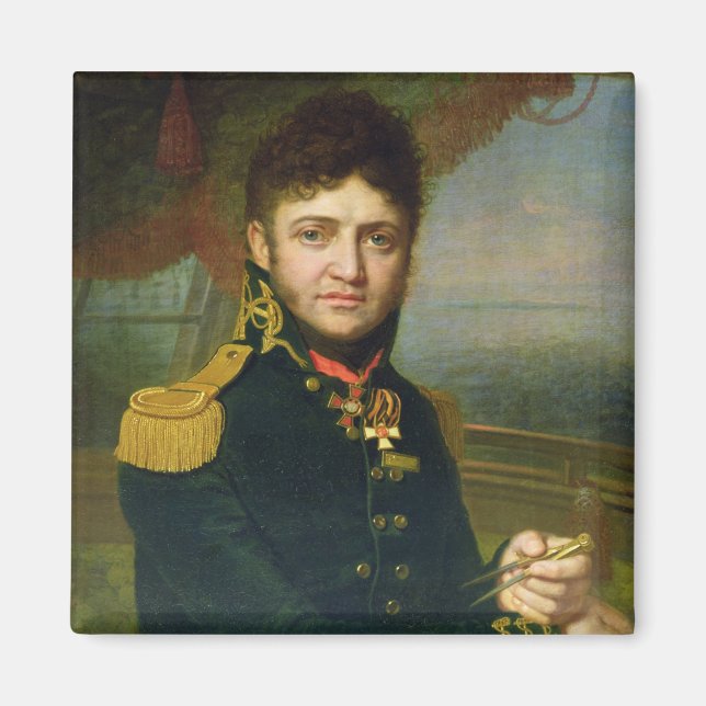 Imán Retrato de Yuri F. Lisyansky, 1810 (Frente)