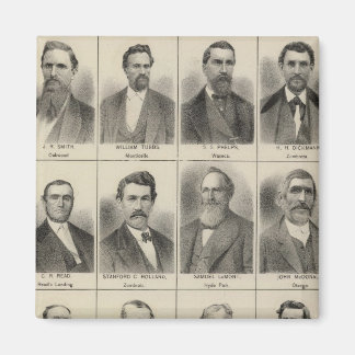 Imán Retrato del agricultor Frank Meachum, Minnesota