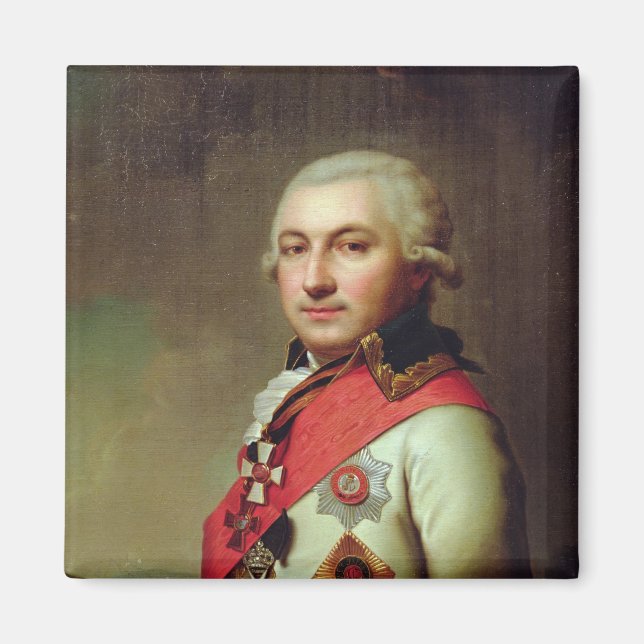 Imán Retrato del almirante José de Ribas, después de 17 (Frente)