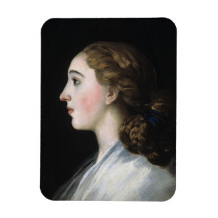 Imán Retrato del arte de Maria Teresa de Vallabriga