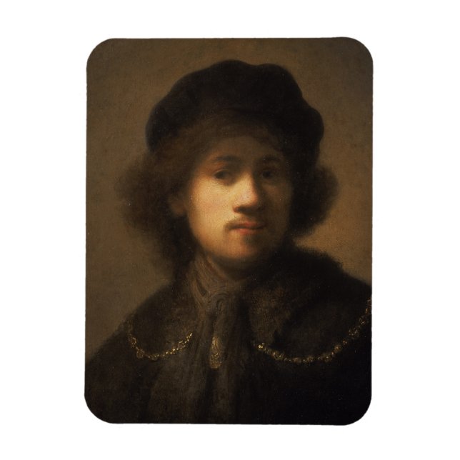 Imán Retrato del artista como joven | 1629-31 (Vertical)