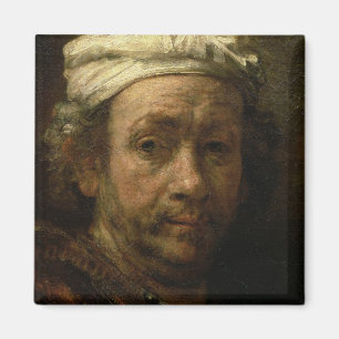 Imán Retrato del artista en su caballete, detalle del