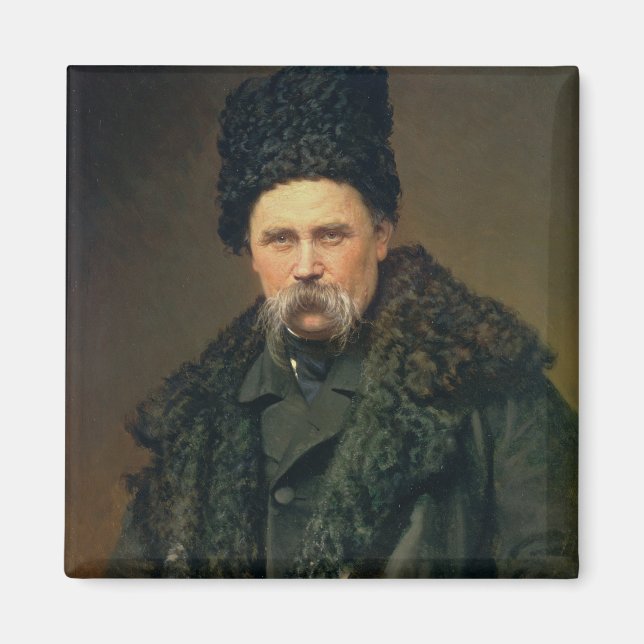 Imán Retrato del autor ucraniano (Frente)