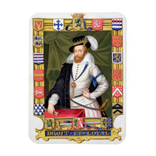 Imán Retrato del conde de Roberto Dudley (c.1532-88) de