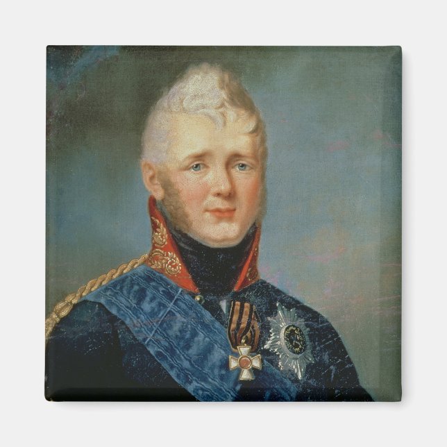 Imán Retrato del emperador Alejandro I (Frente)