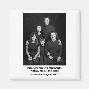 Imán Retrato del familiy_W de Peter, Peter… -