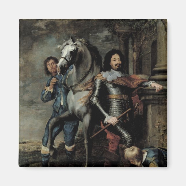 Imán Retrato del General Ottavio Piccolomini (Frente)