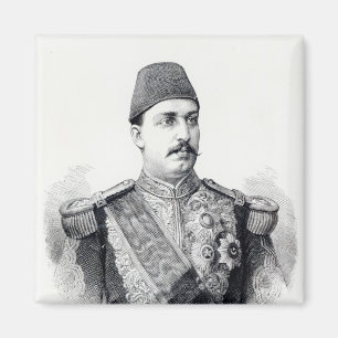 Imán Retrato del jedive Tawfig