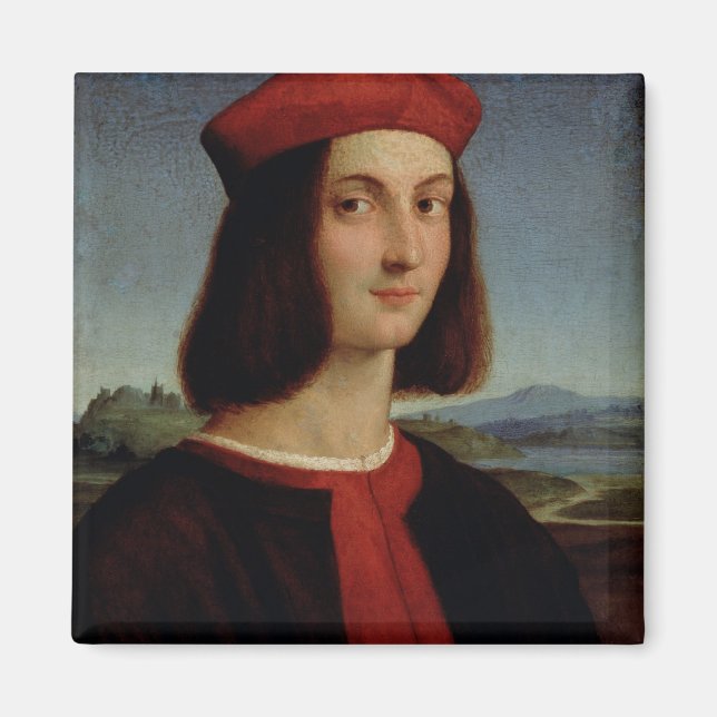 Imán Retrato del joven Pietro Bembo, 1504-6 (Frente)