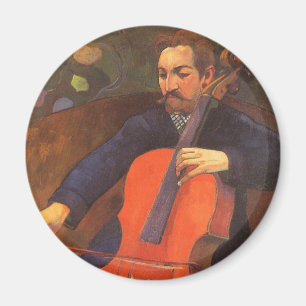 Imán Retrato del jugador Schneklud por Paul Gauguin