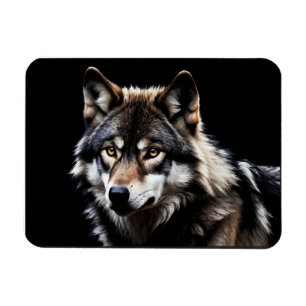 Imán Retrato del lobo