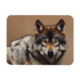 Imán Retrato del lobo