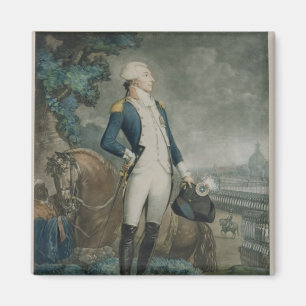 Imán Retrato del marqués de La Fayette