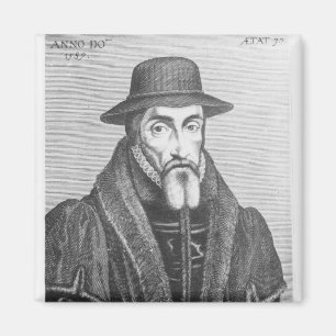 Imán Retrato del martyrologist del inglés de John Foxe