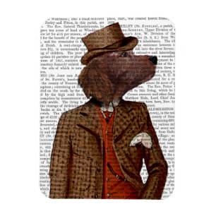 Imán Retrato del piloto del asiento rojo