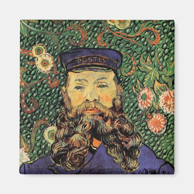 Imán Retrato del poeta Joseph Roulin Van Gogh Bella Art (Frente)