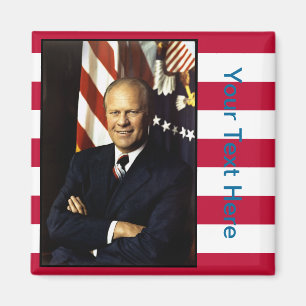 Imán Retrato del presidente Gerald Ford