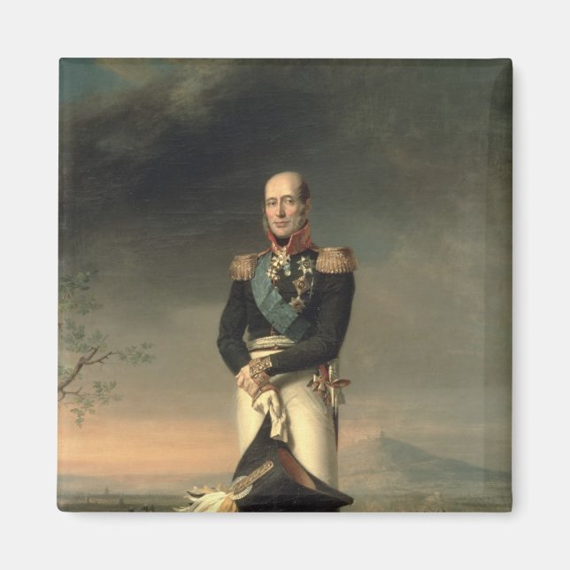 Imán Retrato del Príncipe Mijaíl Barclay de Tolly (Frente)