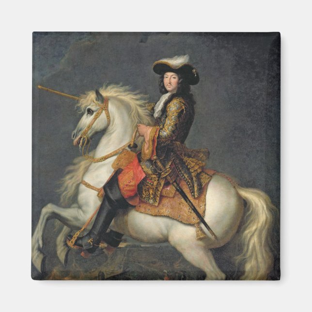 Imán Retrato ecuestre de Luis XIV (Frente)