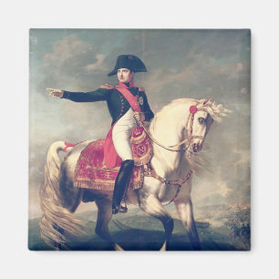Imán Retrato ecuestre de Napoleon I 1810