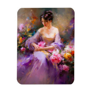 Imán Retrato elegante