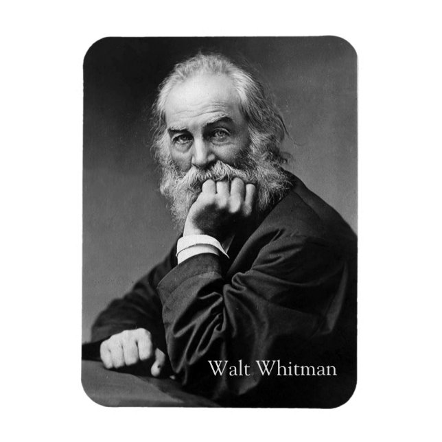 Imán Retrato esencial de Walt Whitman (Vertical)
