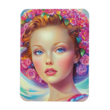 Retrato etéreo de la corona