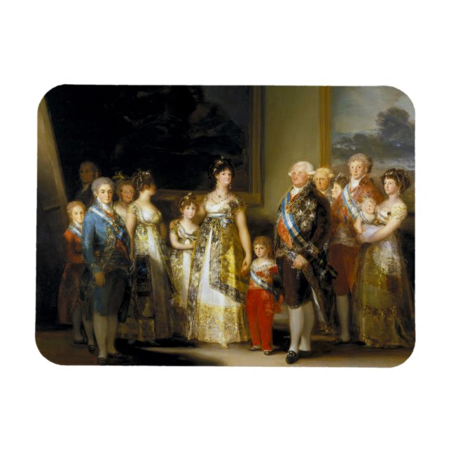 Imán Retrato familiar del rey Charles IVJose de Goya (Horizontal)