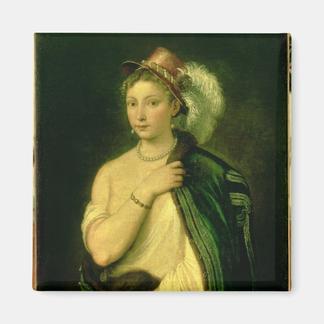 Imán Retrato femenino, c.1536 (Frente)