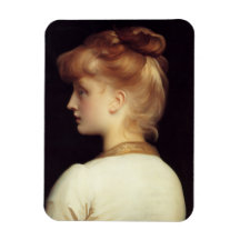 Retrato femenino desde atrás (de Frederic Leighton